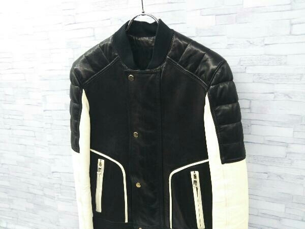 BALMAIN/bomber jacket/15SS/バルマン/ボンバージャケット/レザー