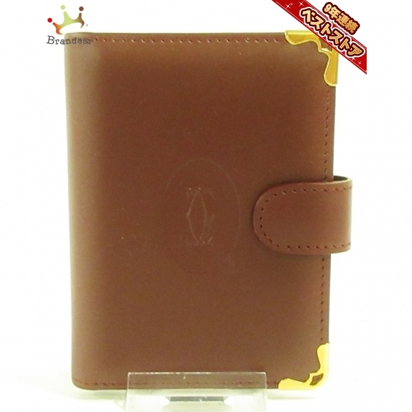 送料無料，正規品 カルティエ Cartier カードケース L3000470 マストライン レザー ボルドー 財布(服飾小物)｜売買されたオークション情報、yahooの商品情報をアーカイブ公開 - オークファン 服飾小物