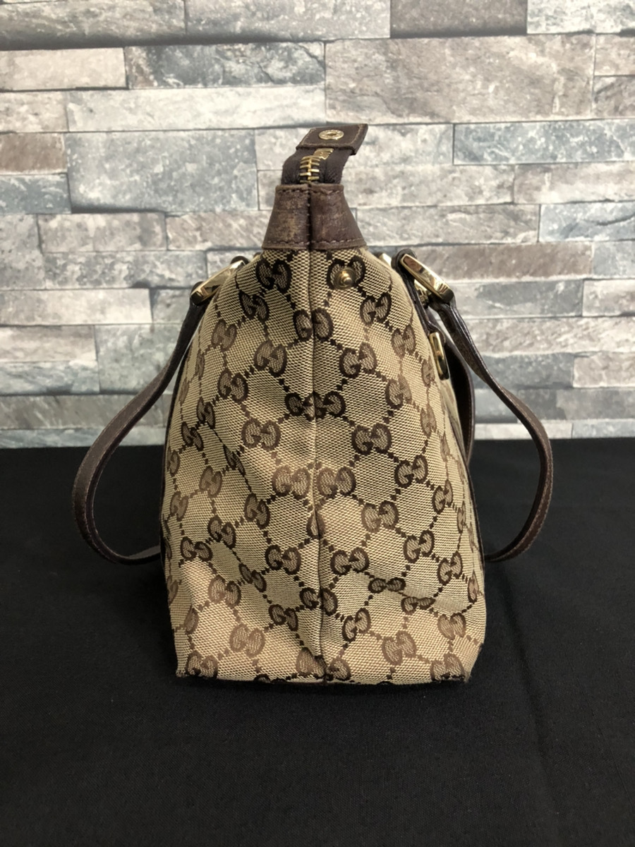 ☆GUCCI/グッチ GGキャンバス ショルダーバッグ 141470 213317☆保存袋