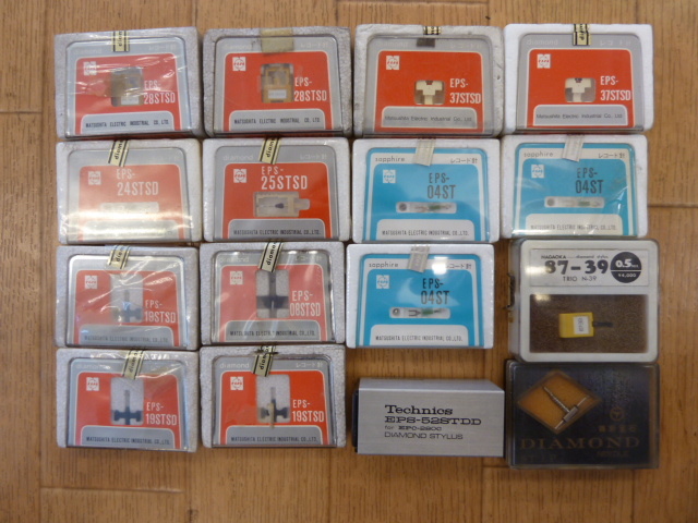 ☆テクニクス Technicsカートリッジ5個！及びレコード針16個セット