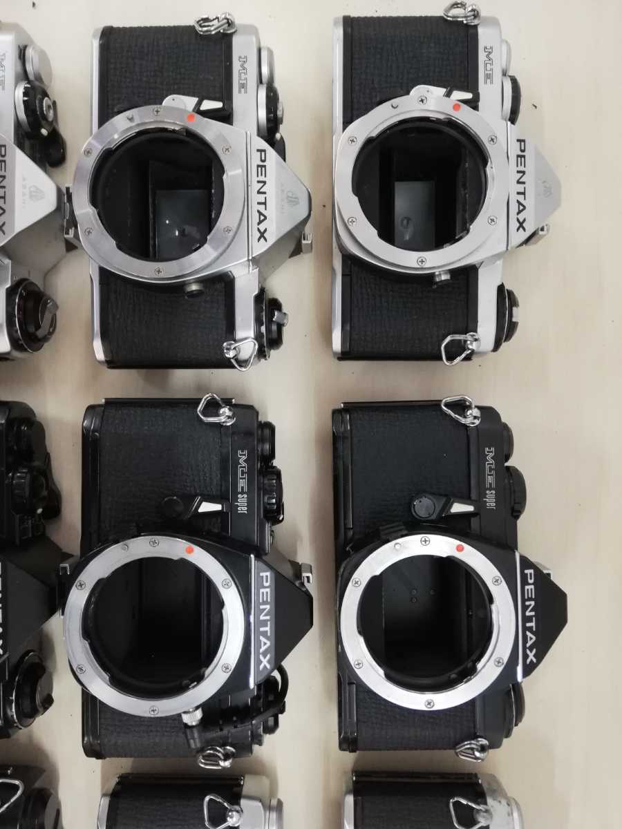 □C PENTAX ME/ME F/ME super/MV1 ボディ 未検品 ジャンク まとめ 14台 Pentax ME Super I love Go