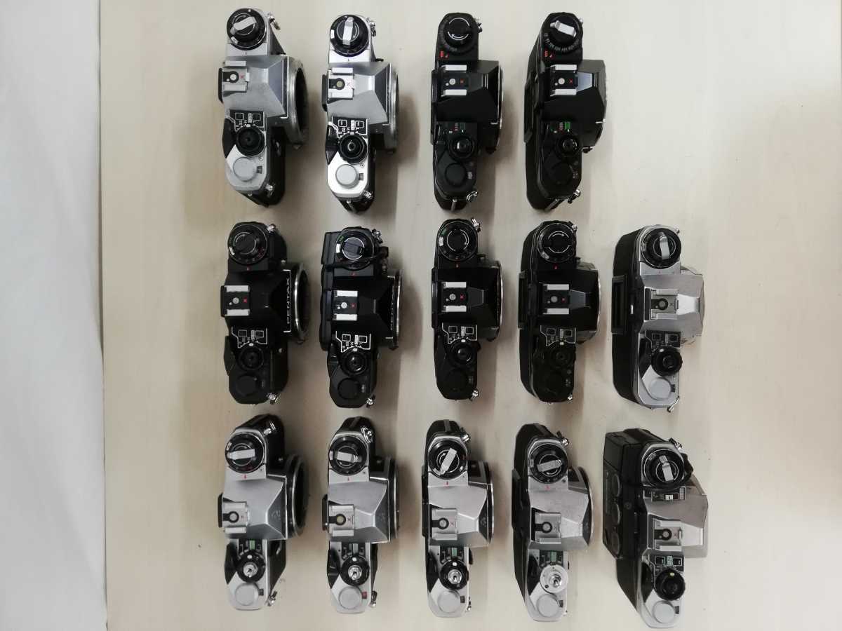□C PENTAX ME/ME F/ME super/MV1 ボディ 未検品 ジャンク まとめ 14台 Pentax ME Super I love Go
