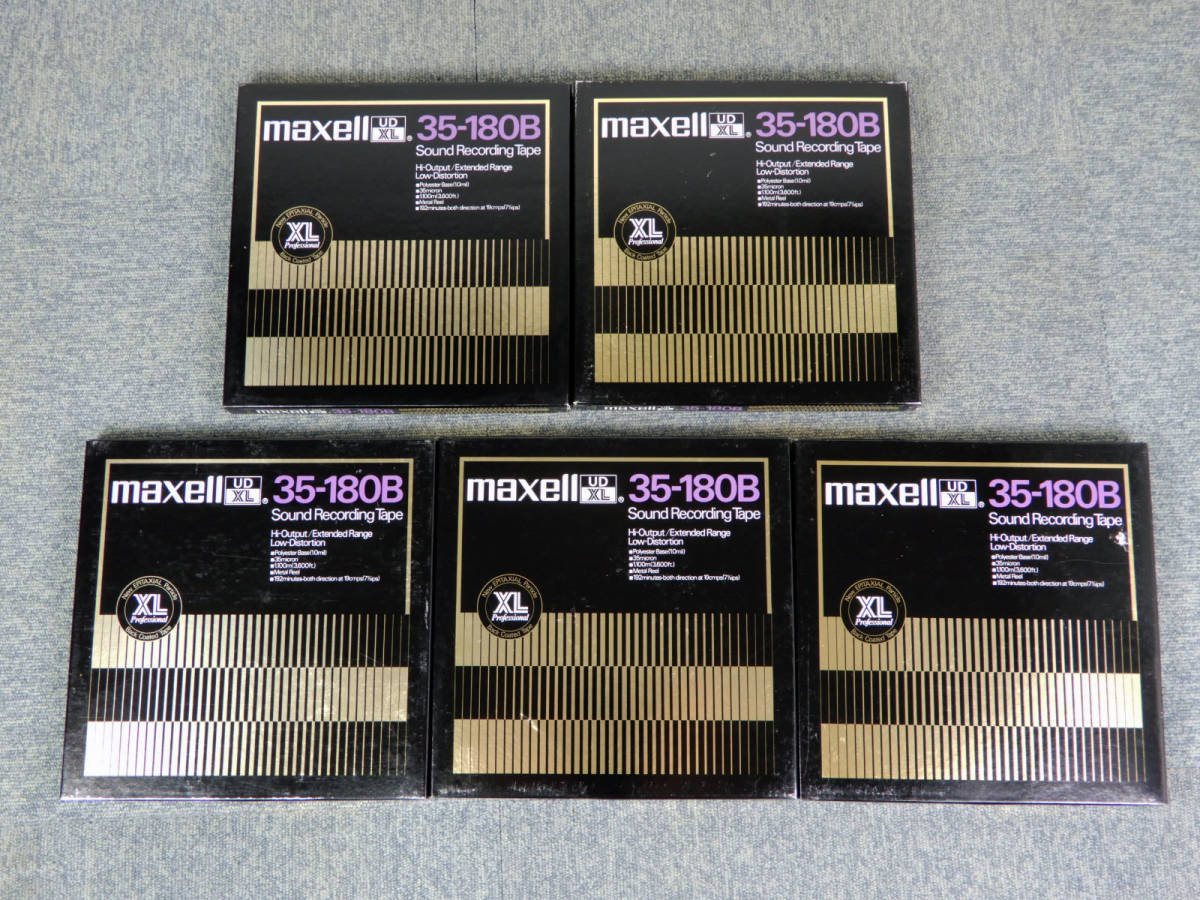 □maxell マクセル XLⅡ 35-180（N）10号 2本セット オープンリール