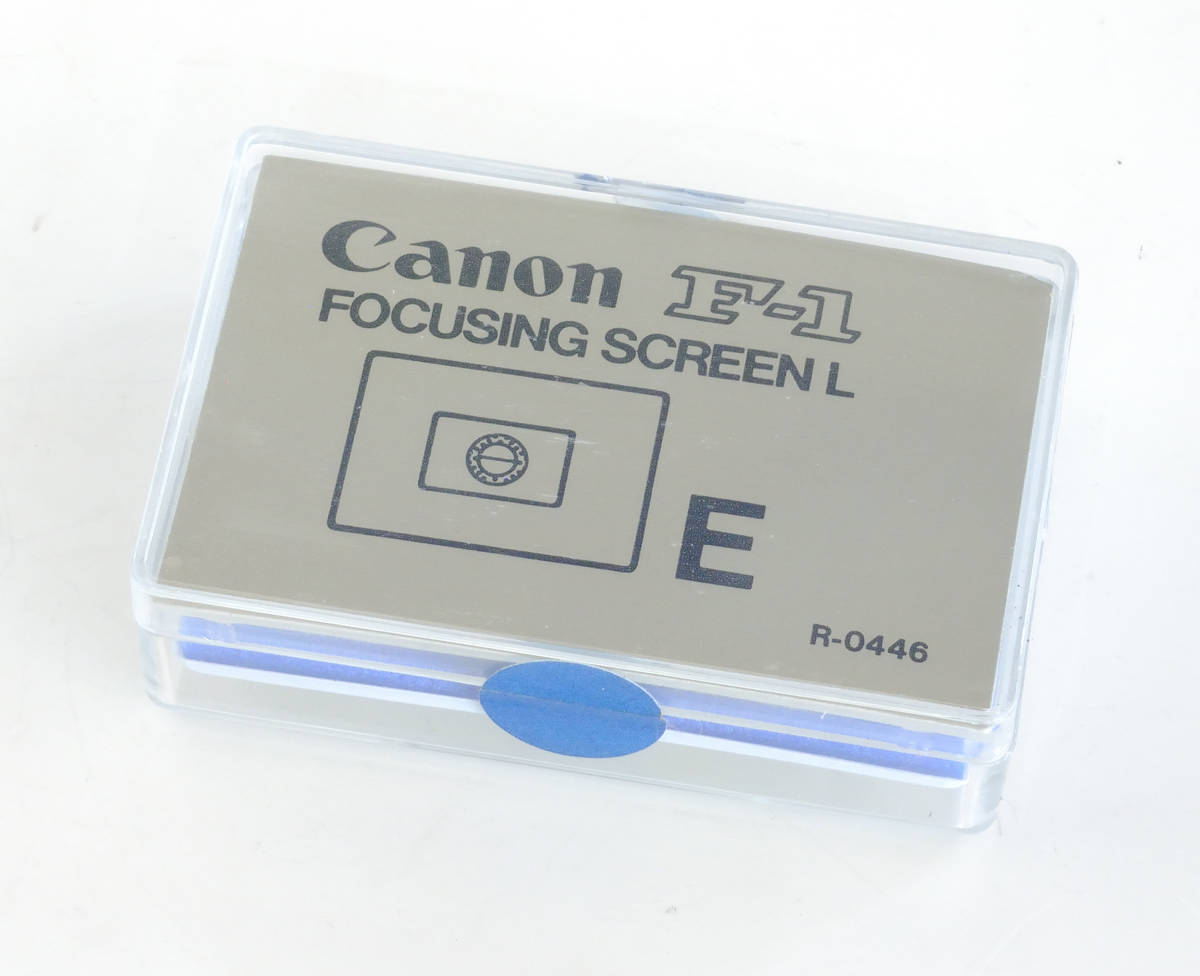 Canon F-1用 フォーカシングスクリーン Eタイプ FOCUSING SCREEN L Eタイプ（中古品）