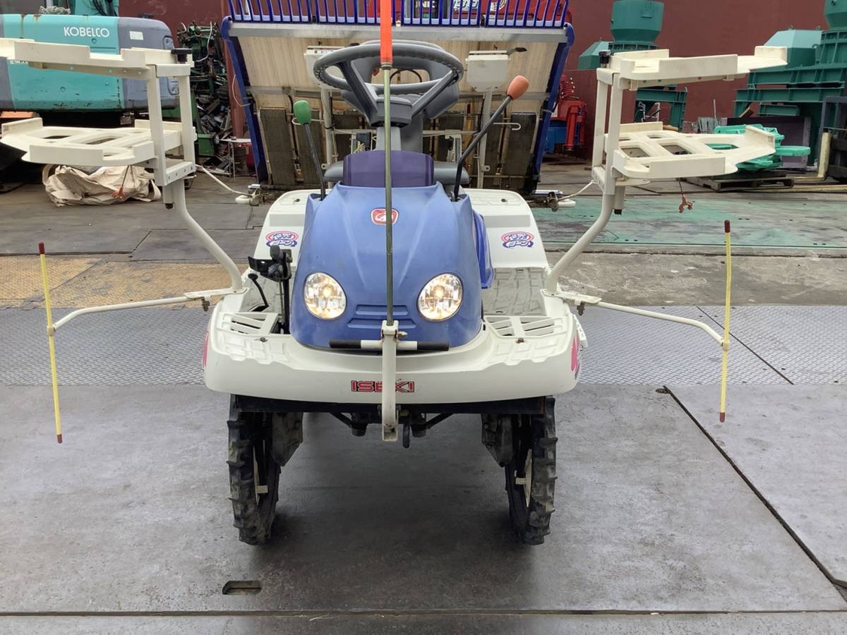 動画有！実働品！イセキ さなえ 早苗 PQ4 田植機 セル付き 4条(車体 