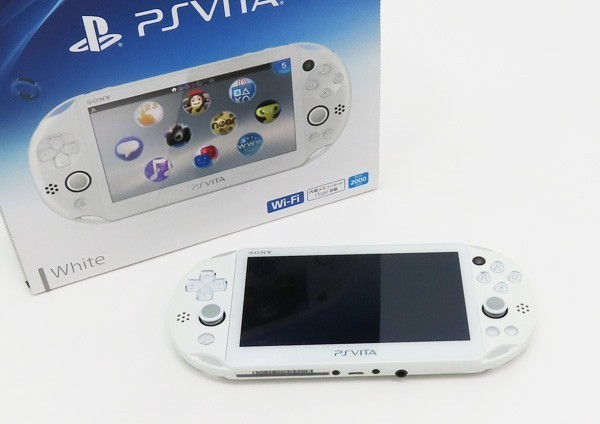 ○【SONY ソニー】PS Vita Wi-Fiモデル PCH-2000 ホワイト