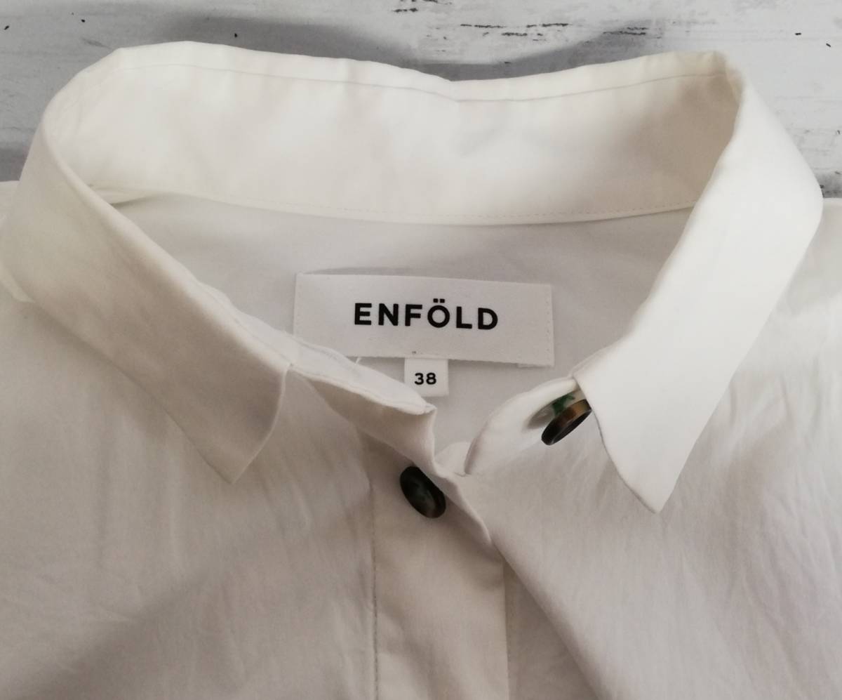 22SS】ENFOLD エンフォルド SOMELOS Basicシャツ ロングフレアシャツ 