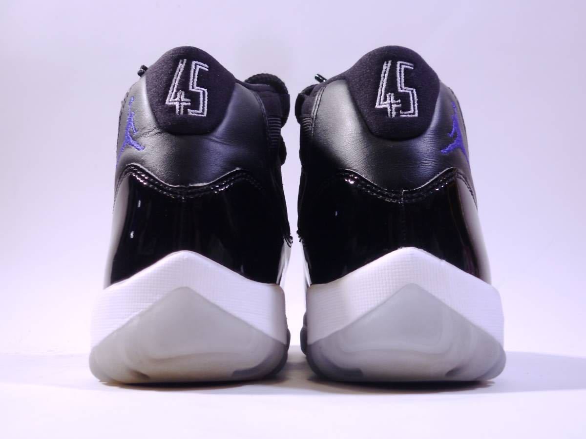 本物/2016年 NIKE AIR JORDAN11 RETRO SPACE JAM/黒青 US8/26cm 貴重な 