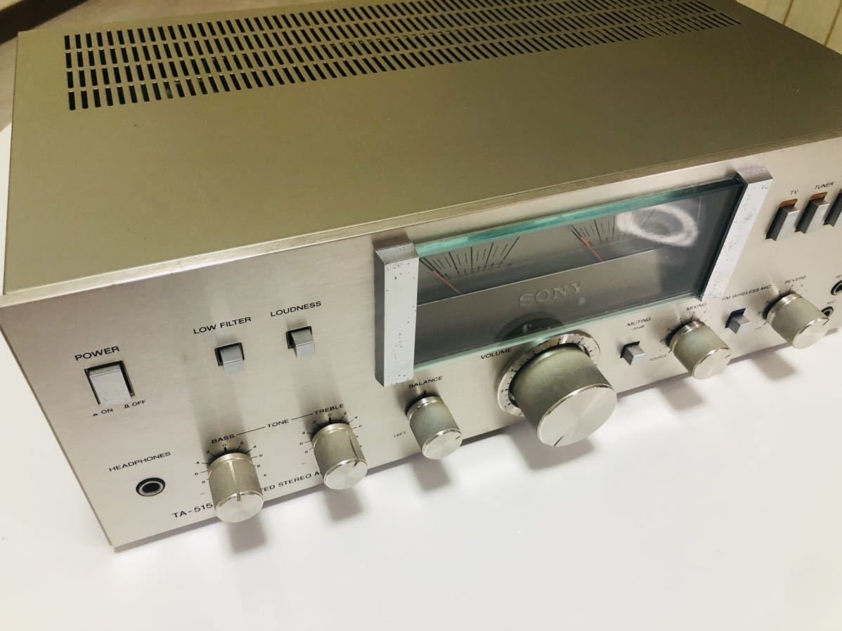 SONY TA-515 INTEGRATED STEREO AMPLIFIER ソニー プリメインアンプ TA
