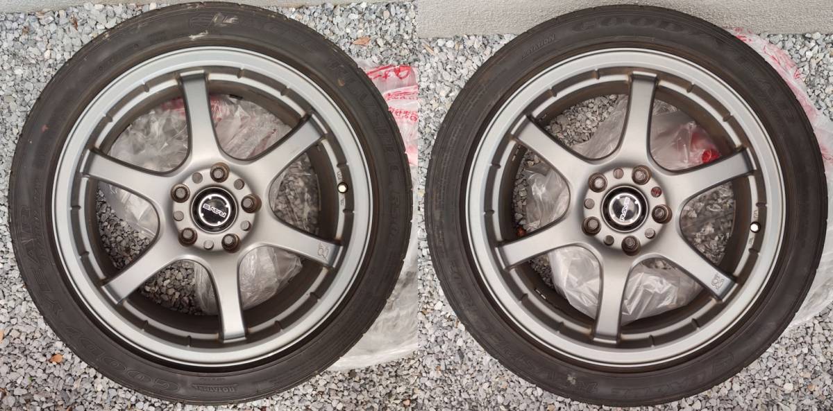 軽量】RAYS GRAM LIGHTS 57 MAXIMUM 17インチ 114.3 5穴 7J +35 215/45  