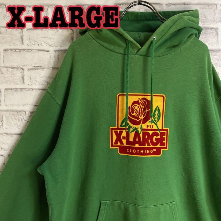 X-LARGE エクストララージ パーカー センターロゴプリント フェルト 薔薇 ゆるだぼ ゆったり レア 入手困難 デザイン(パーカ)｜売買されたオークション情報、yahooの商品情報をアーカイブ公開 男性用