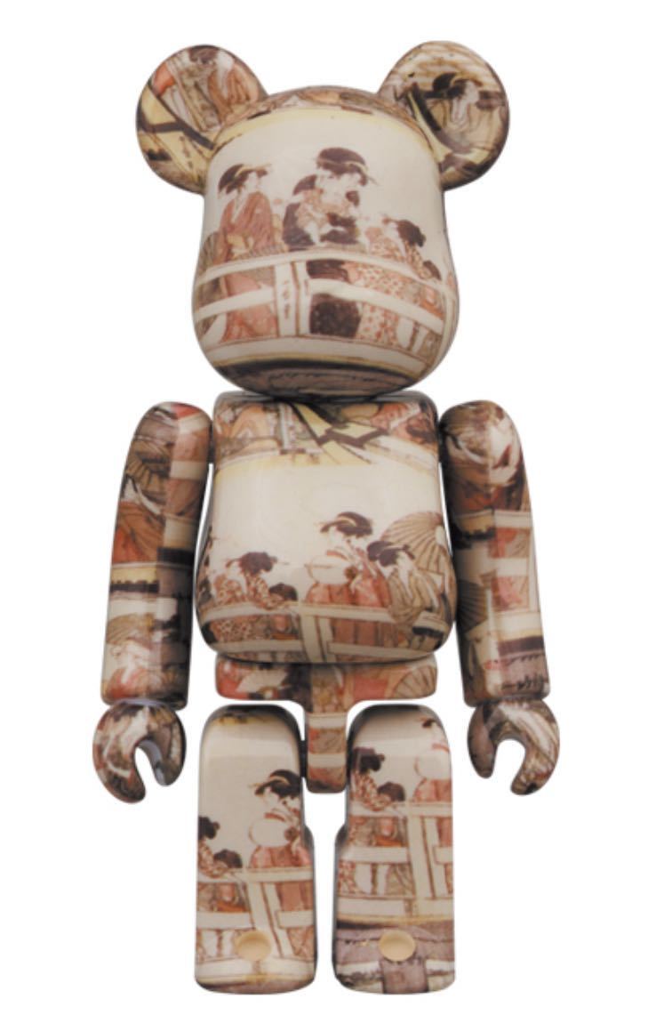 ⑤新品未開封☆喜多川歌麿 「両国橋の上下」 BE@RBRICK 400% &100