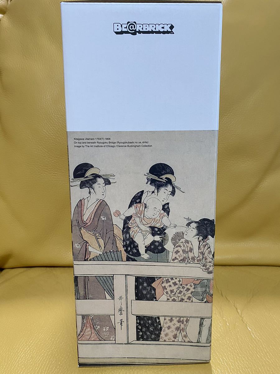 ⑤新品未開封☆喜多川歌麿 「両国橋の上下」 BE@RBRICK 400% &100