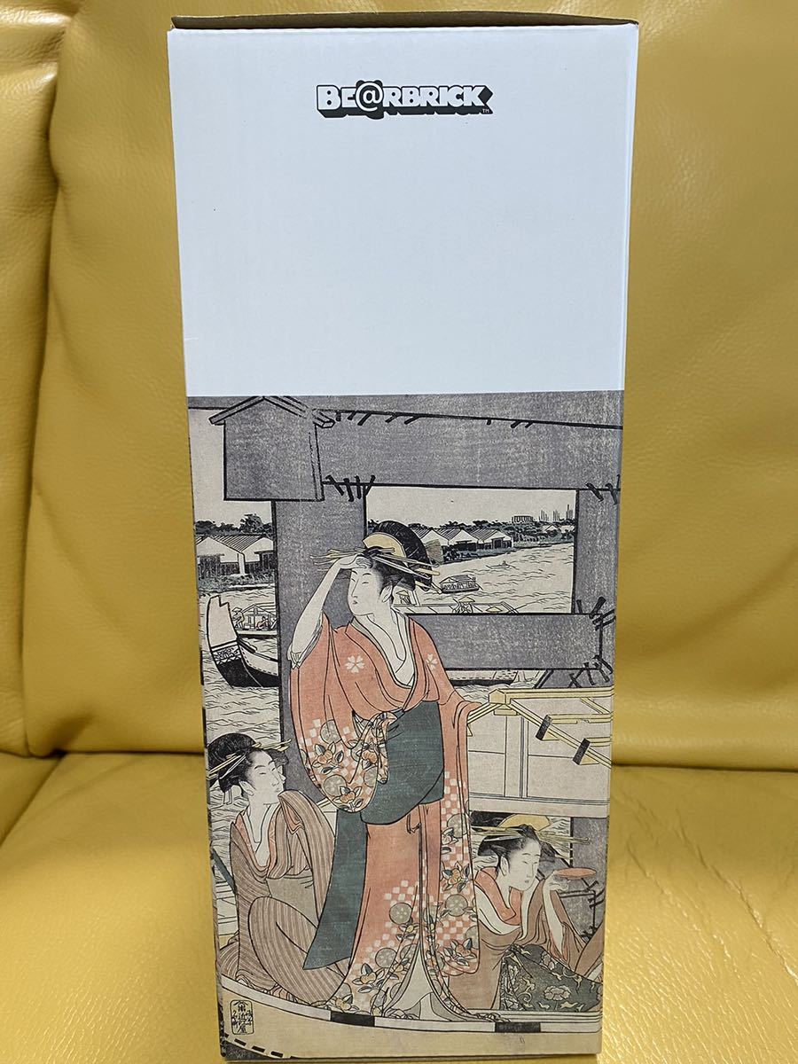⑤新品未開封☆喜多川歌麿 「両国橋の上下」 BE@RBRICK 400% &100