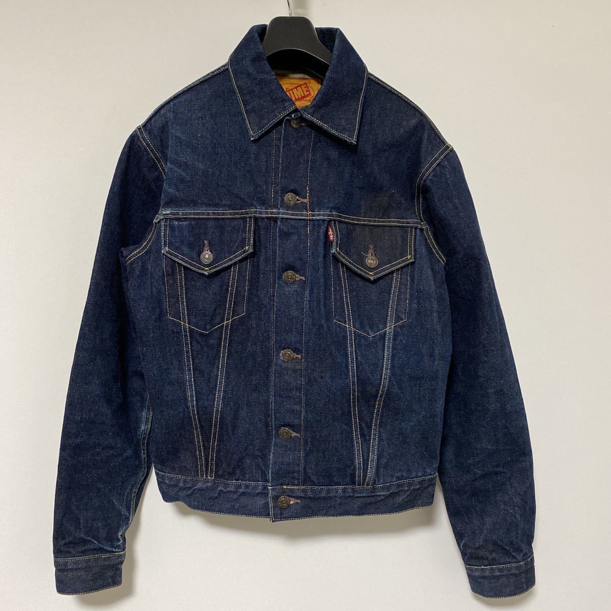 0 3rd デニムジャケット オリゾンティ ドゥニーム denime  セルビッチ ブランクタブ 初期 Gジャン DENIME 美品 オリゾンティ期 - type-3rd