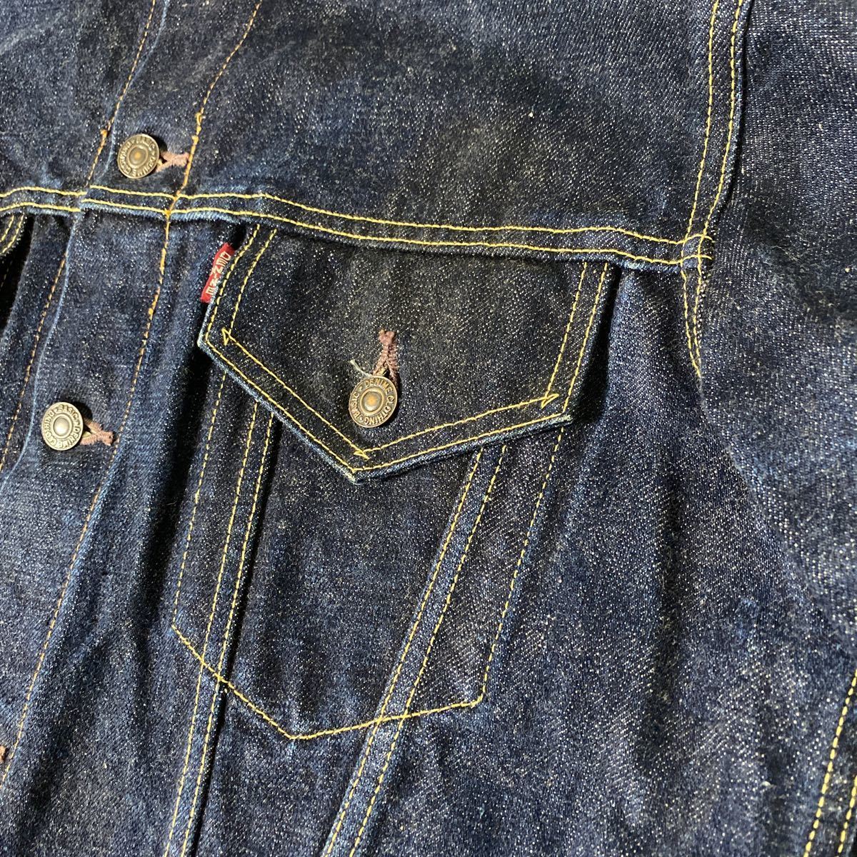 0 3rd デニムジャケット オリゾンティ ドゥニーム denime  セルビッチ ブランクタブ 初期 Gジャン DENIME 美品 オリゾンティ期 - type-3rd