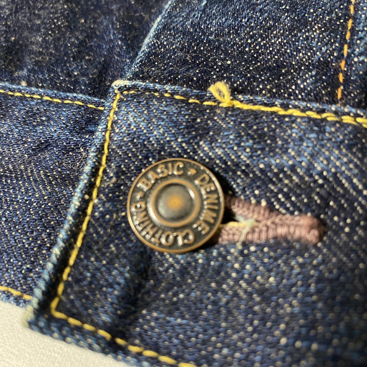 0 3rd デニムジャケット オリゾンティ ドゥニーム denime  セルビッチ ブランクタブ 初期 Gジャン DENIME 美品 オリゾンティ期 - type-3rd