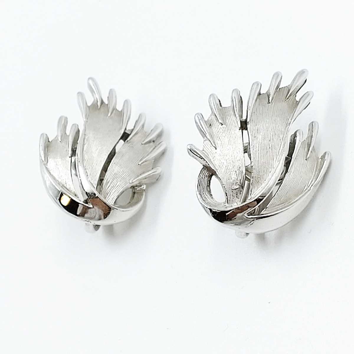 美品 Trifari トリファリ ネックレス イヤリング セット シルバー 