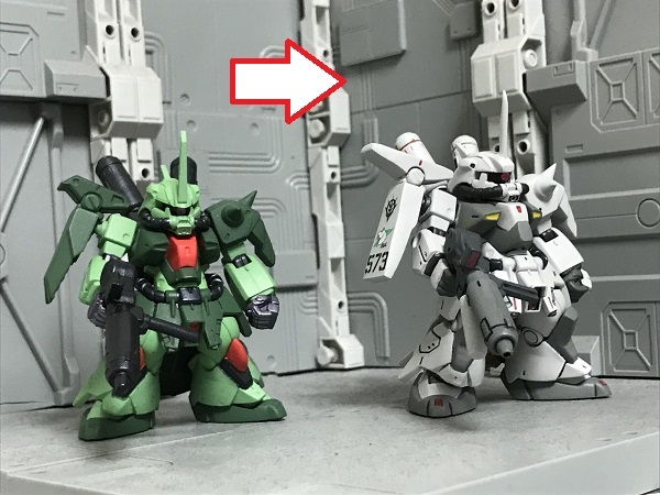 ガンダムコンバージ シン・マツナガ専用 ザクⅢ改 改造リペイント塗装