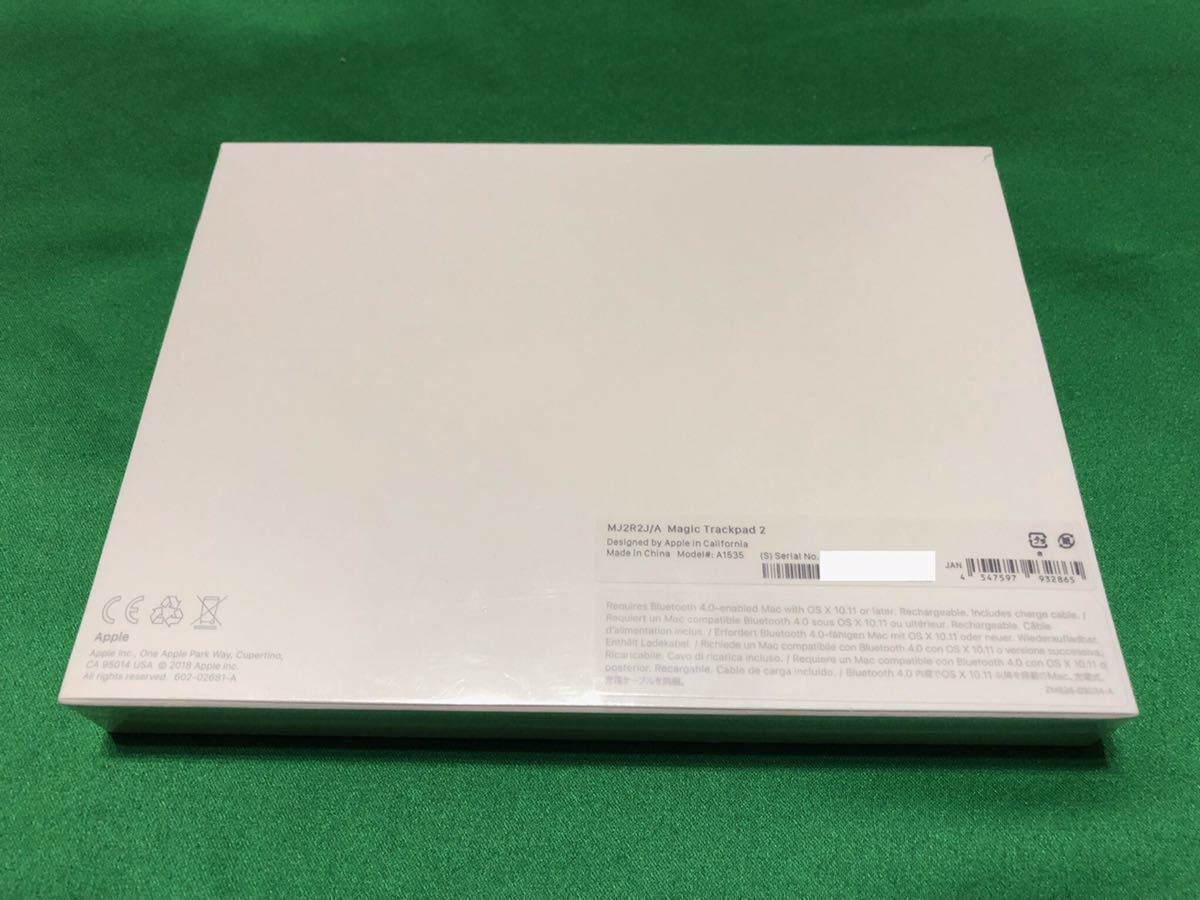 ☆未使用 未開封 新品☆.・:*Apple Magic Trackpad 2 MJ2R2J/A 