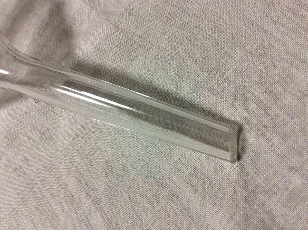 古いガラス 漏斗 /上戸/ 硝子ろうと 大きいサイズ/Φ13㎝ 古道具 古硝子 