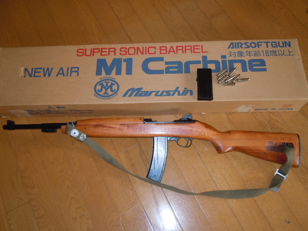 ジャンク品マルシン M1カービン エアコッキング マルシン M1カービン