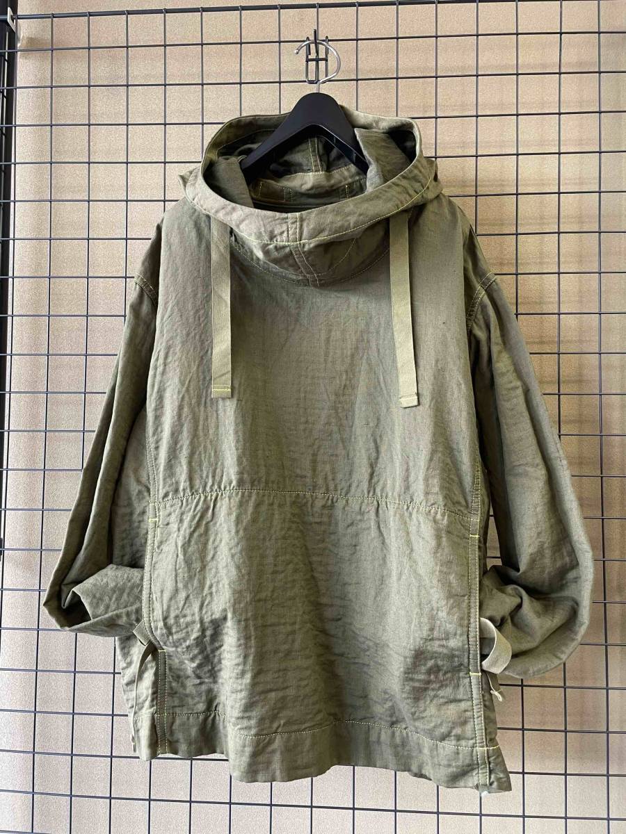 美品【ISSEY MIYAKE MEN/イッセイミヤケメン】Cotton×Linen Anorak