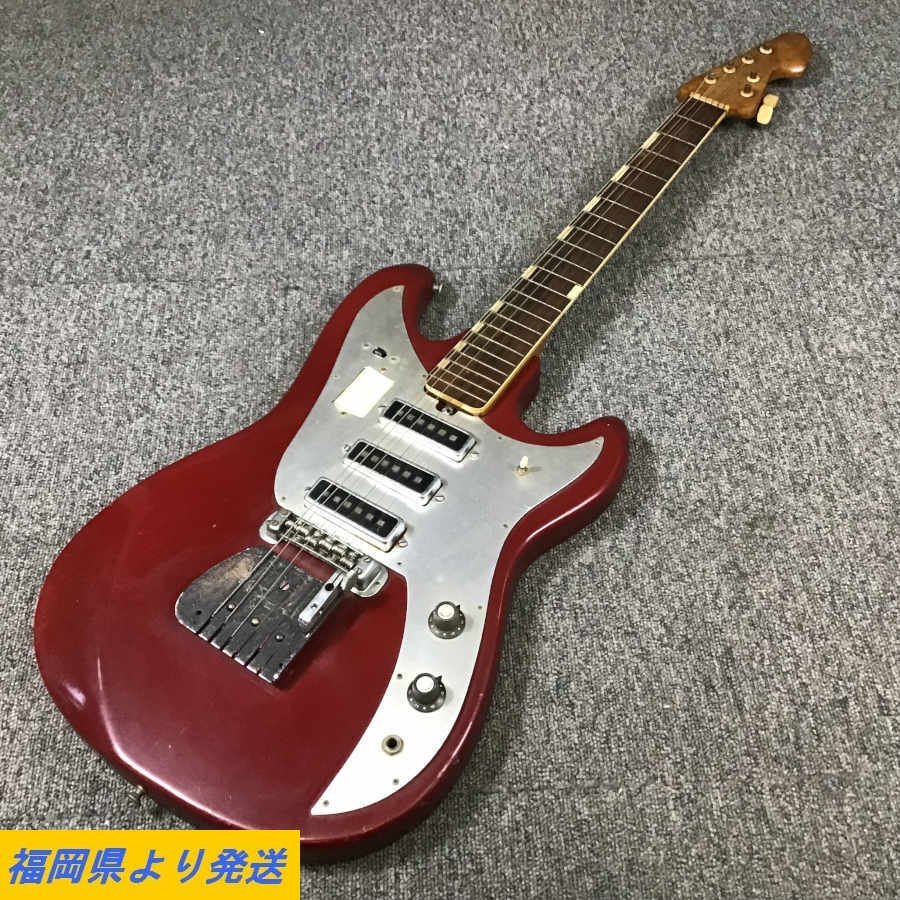 【超激得，人気】 詳細/メーカー不明 エレキギター レッド系 赤系 アンプ出力確認済 現状品 福岡(本体)｜売買されたオークション情報、yahooの商品情報をアーカイブ公開 - オークファン 本体