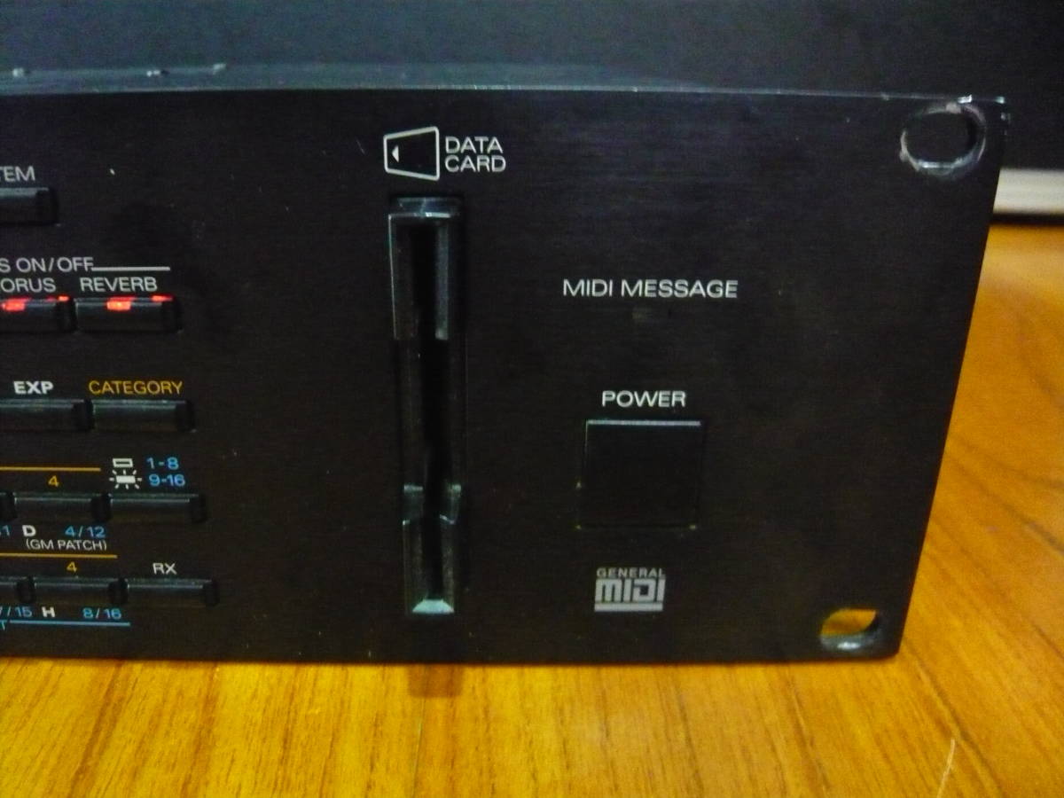 【希少】ローランド 音源モジュール JV-2080 内蔵電池交換済み Roland/ローランド JV-2080 音源モジュール バックアップ電池交換済み