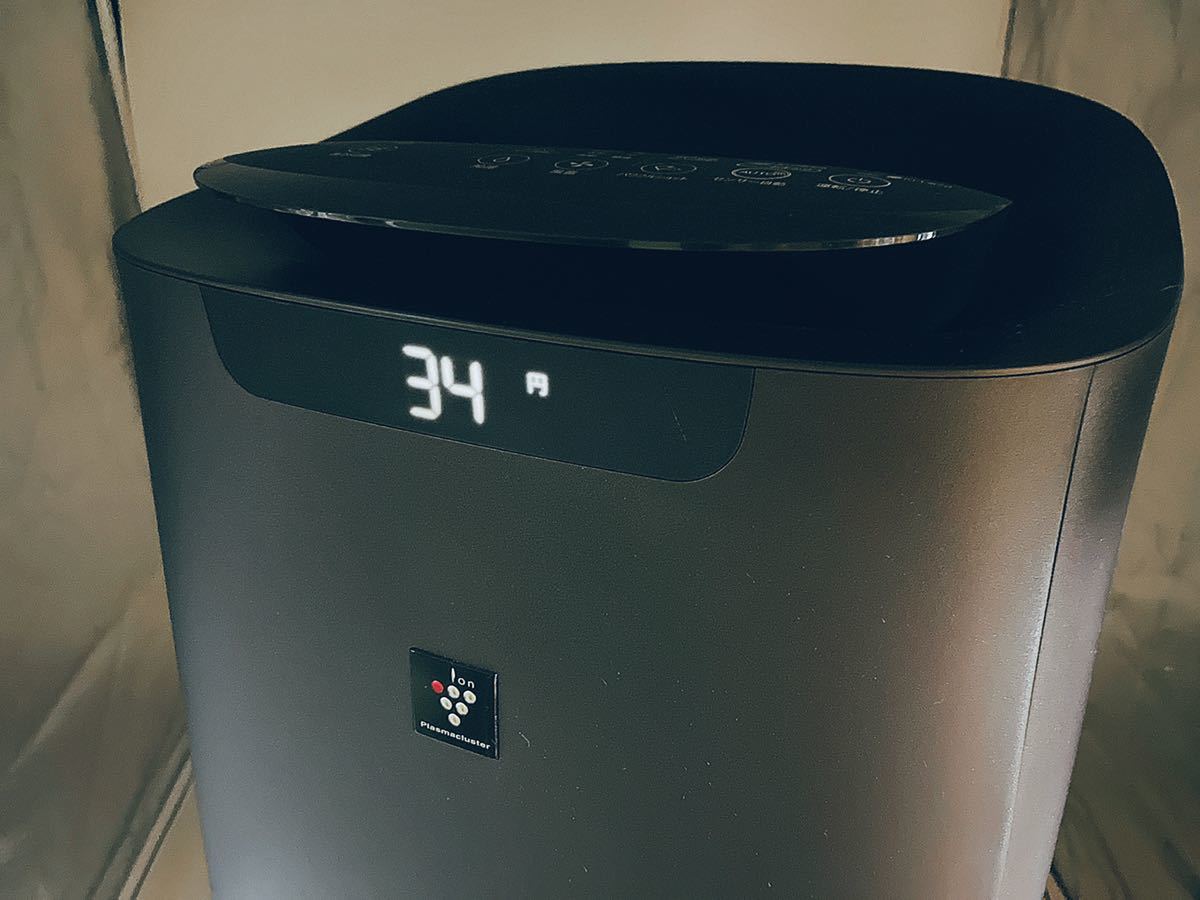 中古】SHARP シャープ 加湿 空気清浄機 KI-LS70-W プラズマクラスター 