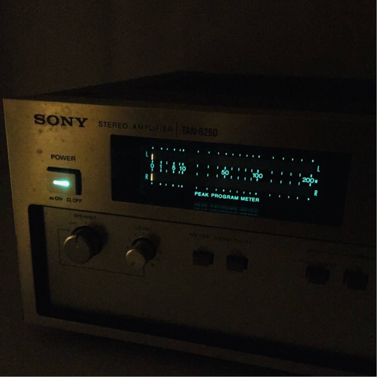動作確認済】 SONY ソニー TAN-8250 高級ステレオ パワーアンプ n0908