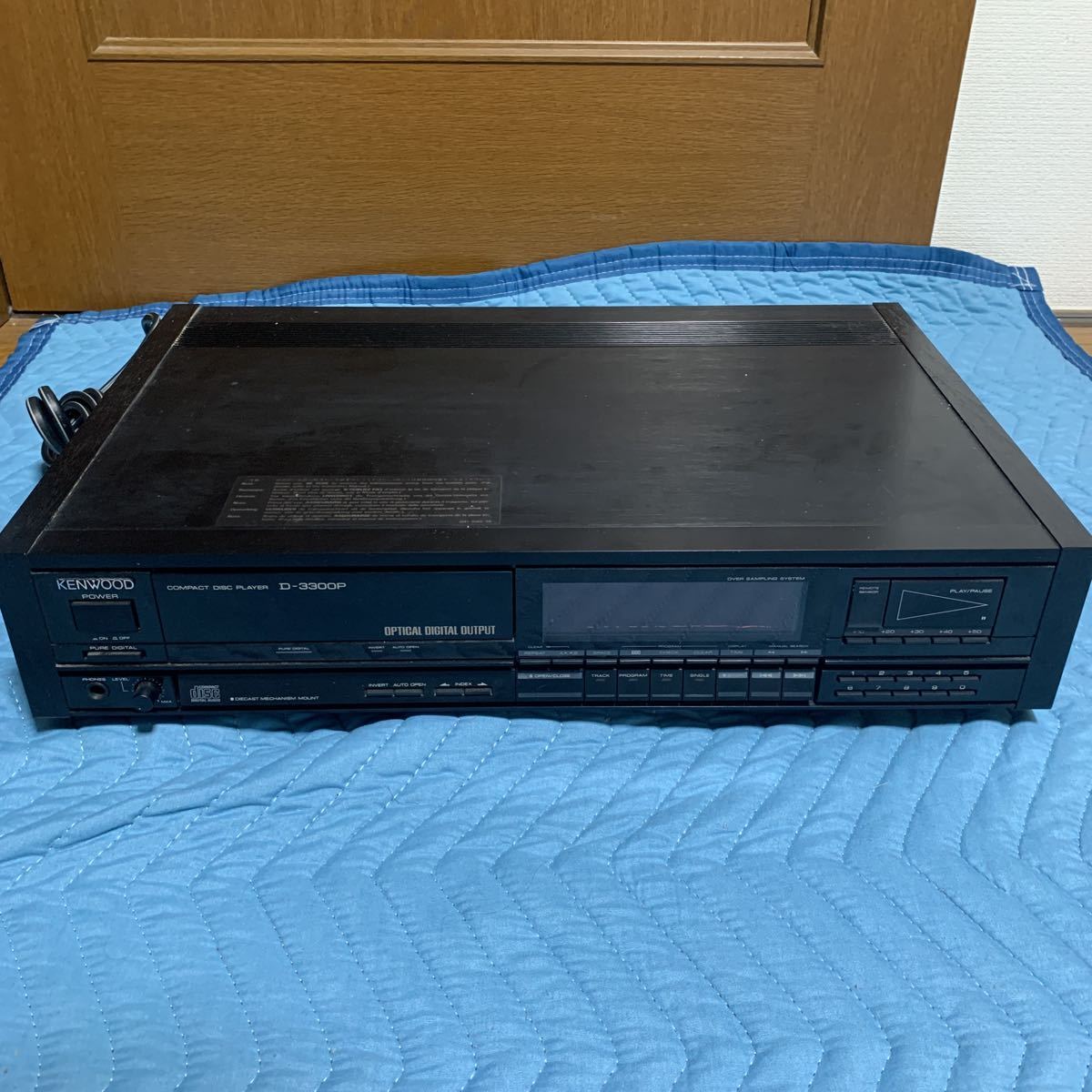 KENWOOD D-3300P CDプレーヤー 通電確認済み D-3300P KENWOOD CD