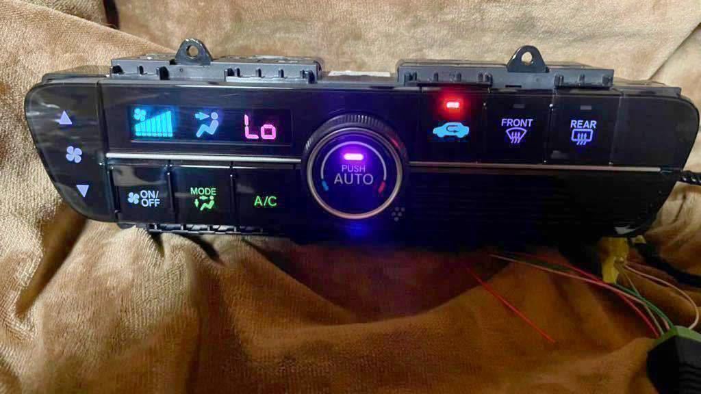 JF3 N-BOX ほか　カスタム 系 プラズマクラスター付き　専用　レインボー LED打ち替え済み エアコンパネル 世界で一番綺麗なエアコンパネル