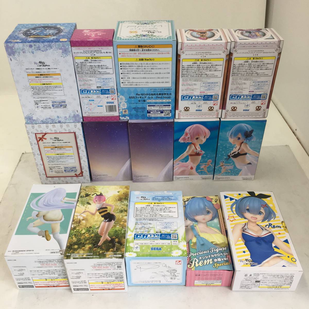 Re:ゼロから始める異世界生活 まとめ売り 0 プライズフィギュア