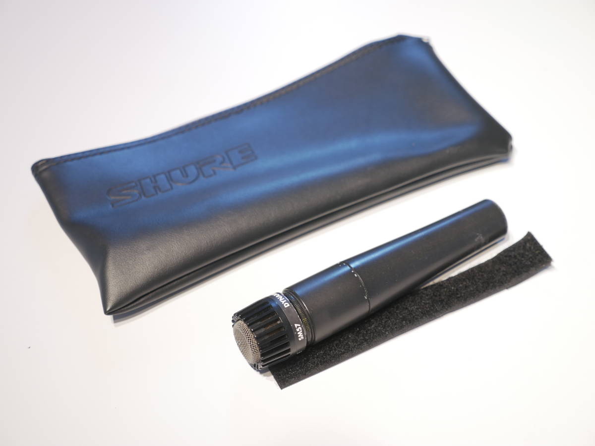 『SALE!!SHURE SM57 ケース付き』ダイナミックマイク Microphones 動作品 シュアー　①