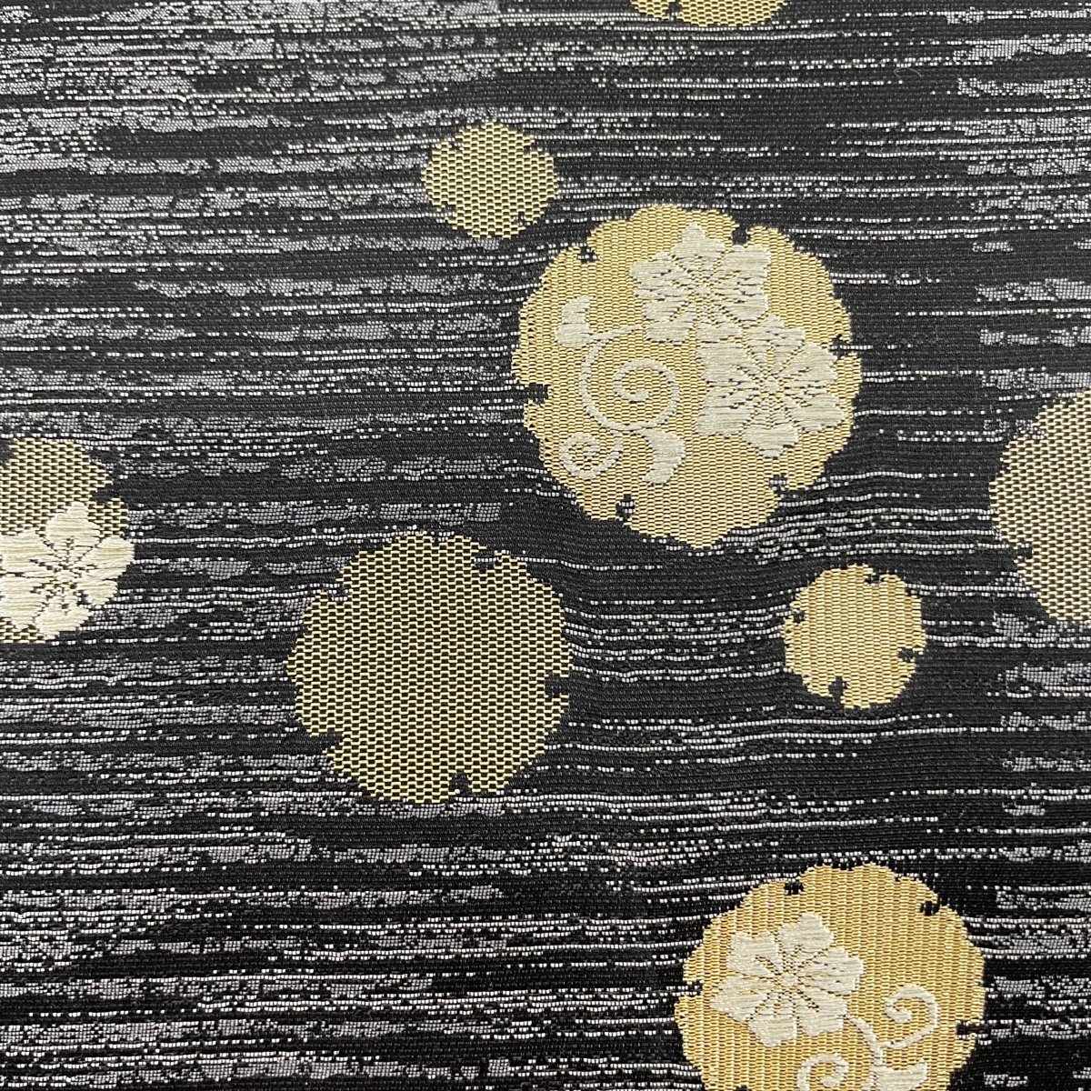 千地泰弘の通販 金糸 美品 六通 袋帯 落款 千地泰弘 名品 花唐草 縞 紫 中古 正絹 千 - 着物（着物｜和服）：レディース