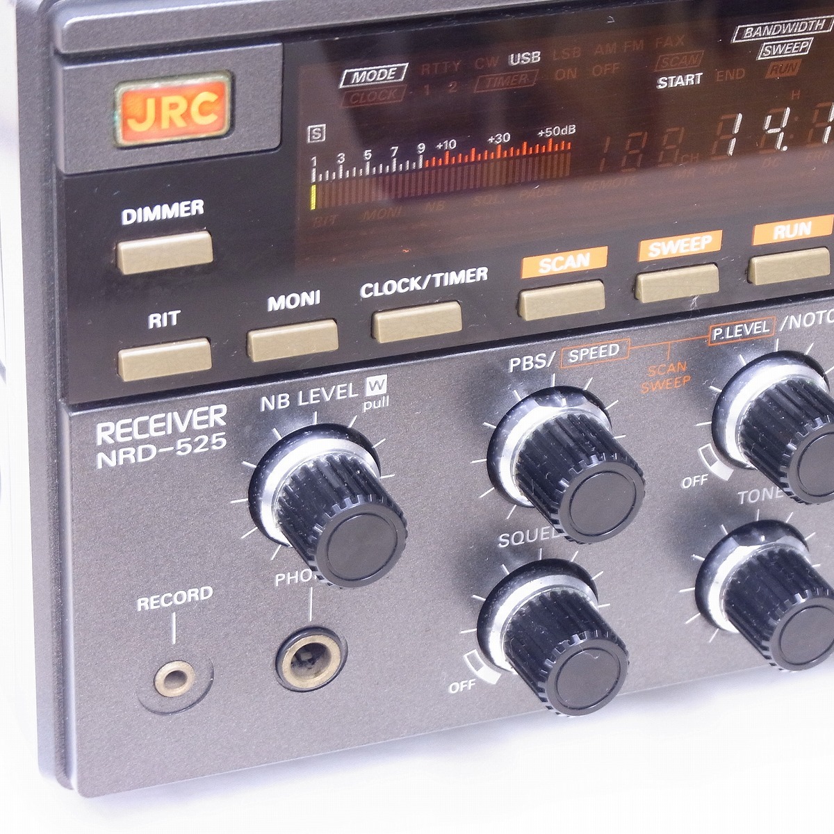 □JRC 日本無線 NRD-525 0.09MHz～34MHz 受信機 元箱・取説付【GM