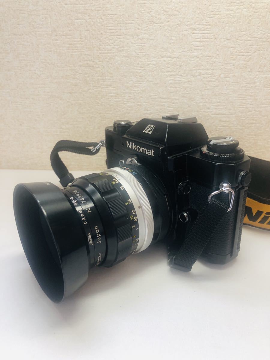 Nikomat ニコマット　EL カメラ　Auto 1:2 f＝35mm 中古品　売り切り Nikon Nikomat ニコン f=50mm NIKKOR-H 発売