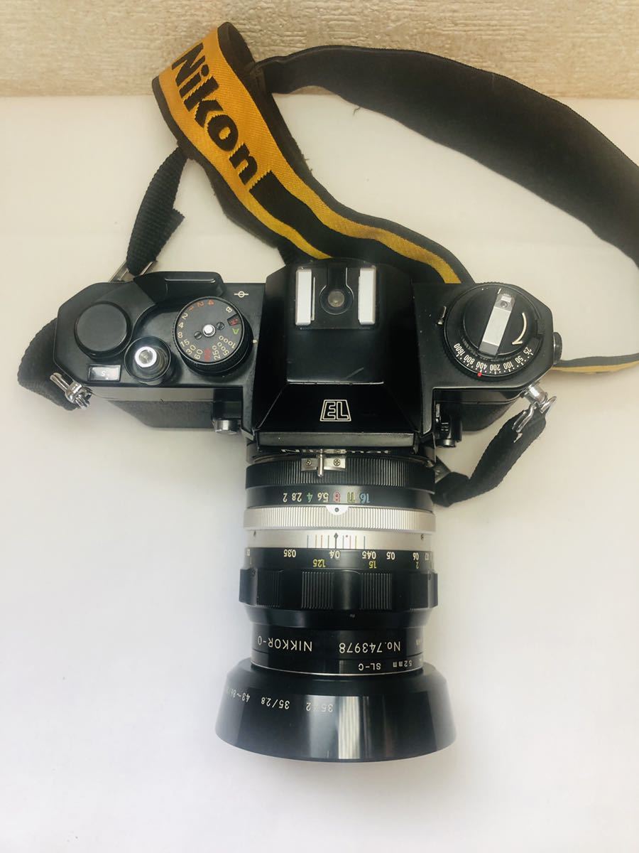 Nikomat ニコマット　EL カメラ　Auto 1:2 f＝35mm 中古品　売り切り Nikon Nikomat ニコン f=50mm NIKKOR-H 発売