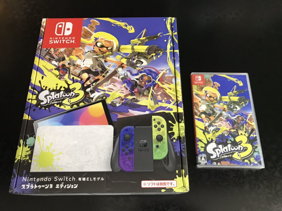  ソフト 付き Nintendo Switch 有機ELモデル スプラトゥーン3 エディション ニンテンドースイッチ 本体 任天堂 1年保証付き(ニンテンドースイッチ本体)｜売買されたオークション情報、yahooの商品 ニンテンドースイッチ本体