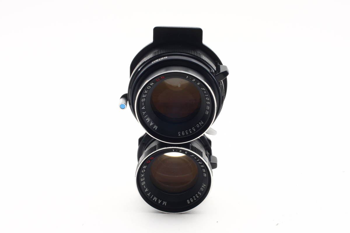 DS Mamiya Sekor マミヤ 105mm TLR C330 1:3.5 f=105mm C220 F3.5 f⁄