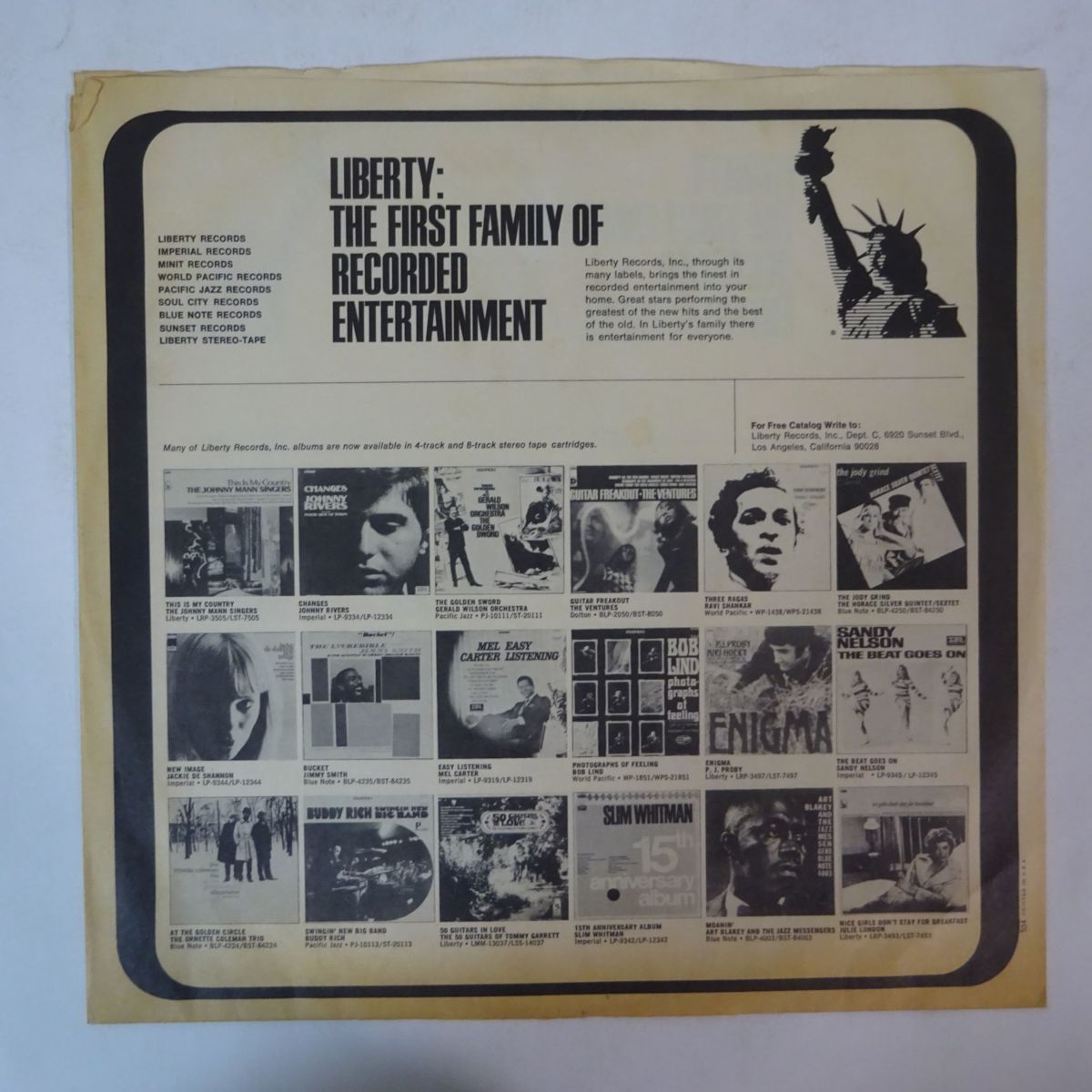 13068595;【US盤/BLUE NOTE/片NEW YORK/RVG刻印/MONO/ジャケ:ANDY WARHOL】Kenny Burrell ケニーバレル/ Blue Lights, Vol. 1 ブルーライツ_3