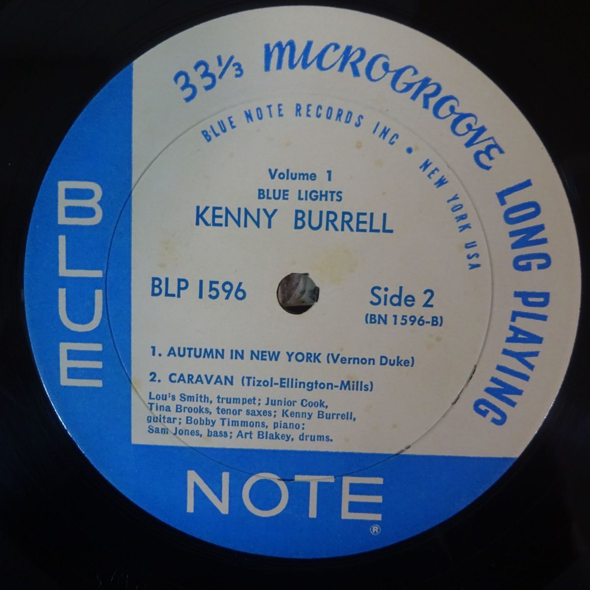 13068595;【US盤/BLUE NOTE/片NEW YORK/RVG刻印/MONO/ジャケ:ANDY WARHOL】Kenny Burrell ケニーバレル/ Blue Lights, Vol. 1 ブルーライツ_5