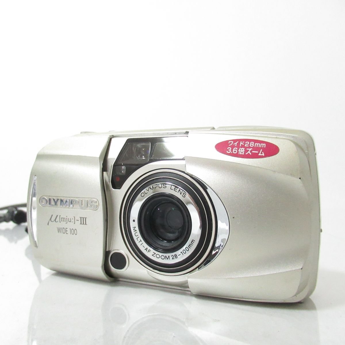 III Olympus 35mm Camera 0 Mju Point Shoot Film OLYMPUS Zoom 公式