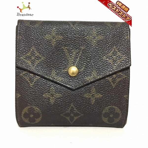 ルイヴィトン LOUIS VUITTON Wホック財布 M61660 ポルトモネビエ(新型