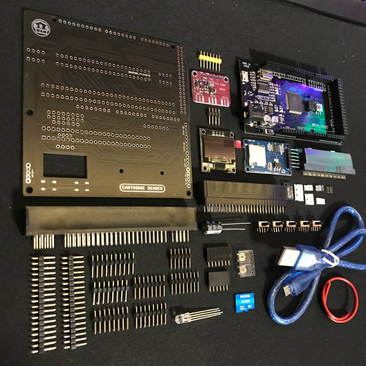 自作DIYキット】CartridgeReader（カートリッジリーダー）レトロゲーム