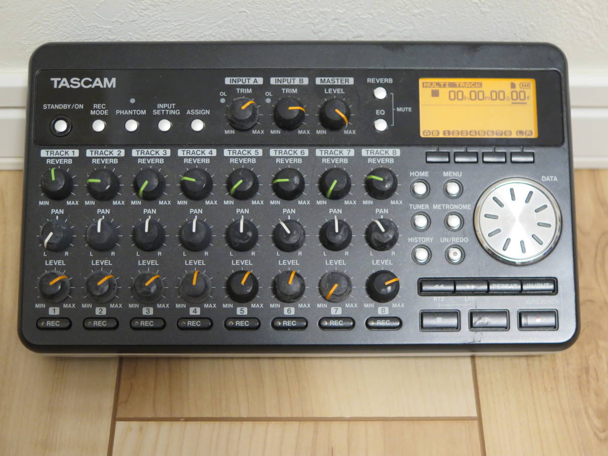 TASCAM 8トラックポータブルMTR DP−008EX used マルチトラック 
