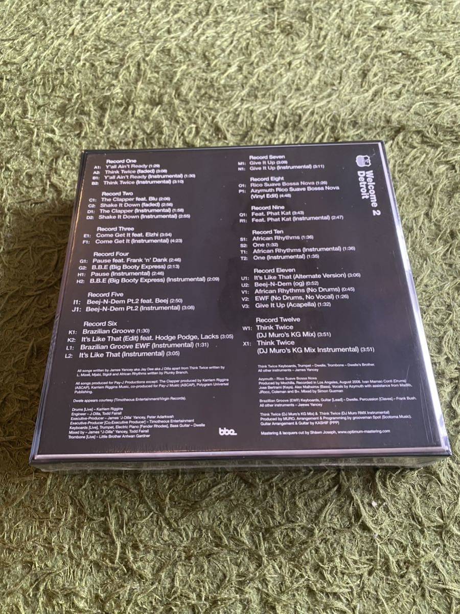 J 0 | - Dilla Detroit Welcome Detroit』が12枚組7インチ・ボックス