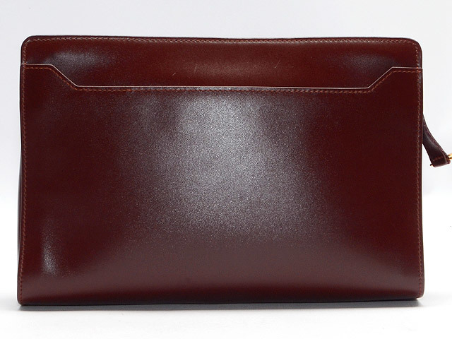 美品】カルティエ/Cartier マストライン レザー セカンドバッグ 