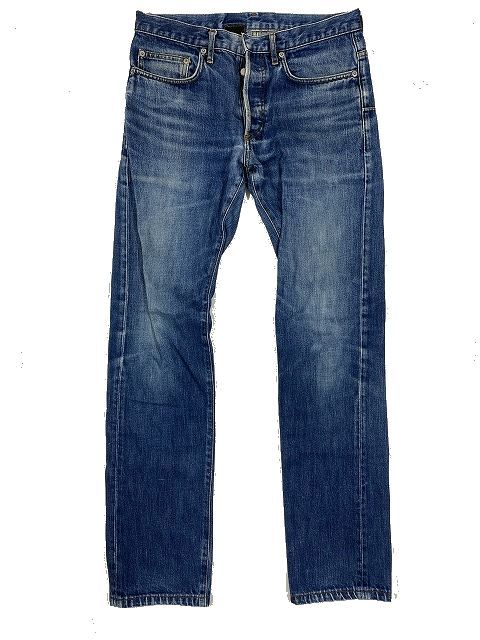 ディオールオム Dior HOMME ひげ加工 スキニーデニムパンツ ジーンズ 